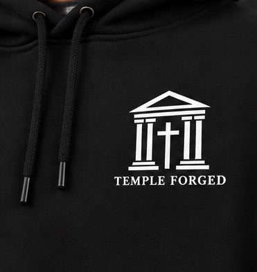 Temple Forged “By His Wounds” Isaiah 53:5 Graphic Hoodie