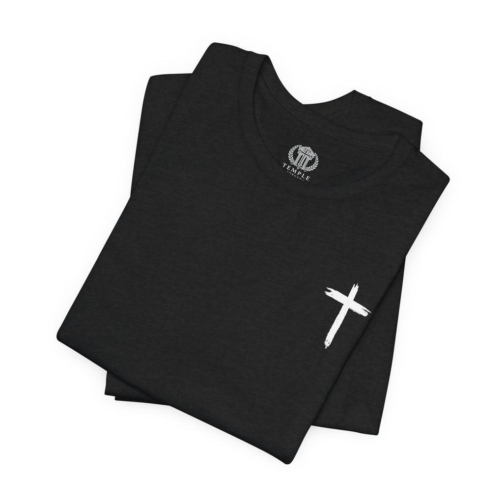 Faith Cross T-Shirt — Cross Front & Back Christian Tee