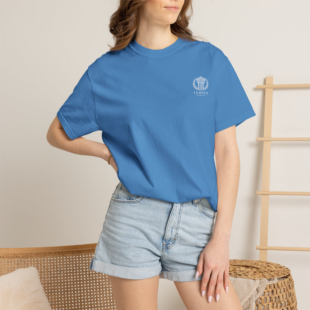 Jesus Graphic T-Shirt — Logo Front, Large Back Print