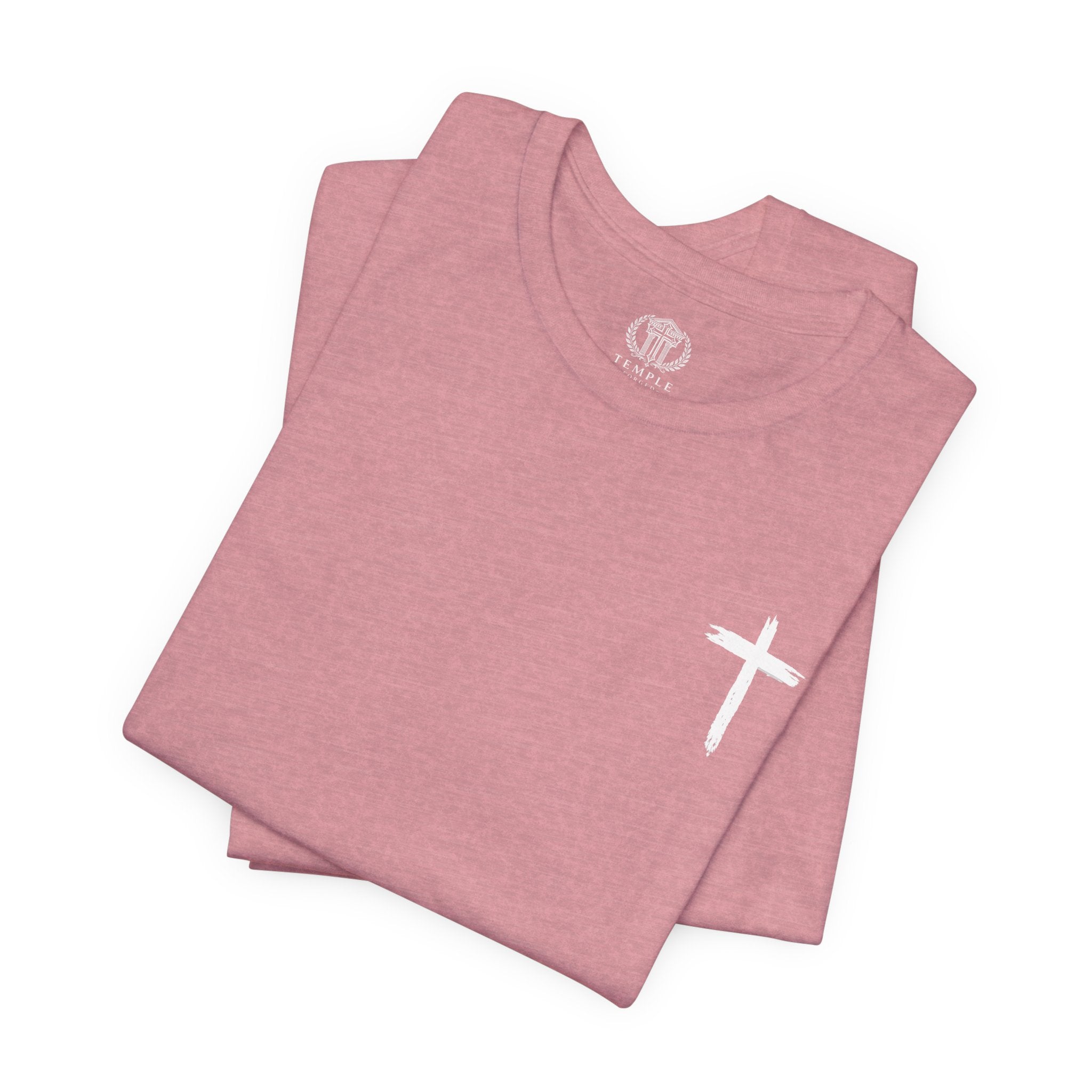 Faith Cross T-Shirt — Cross Front & Back Christian Tee