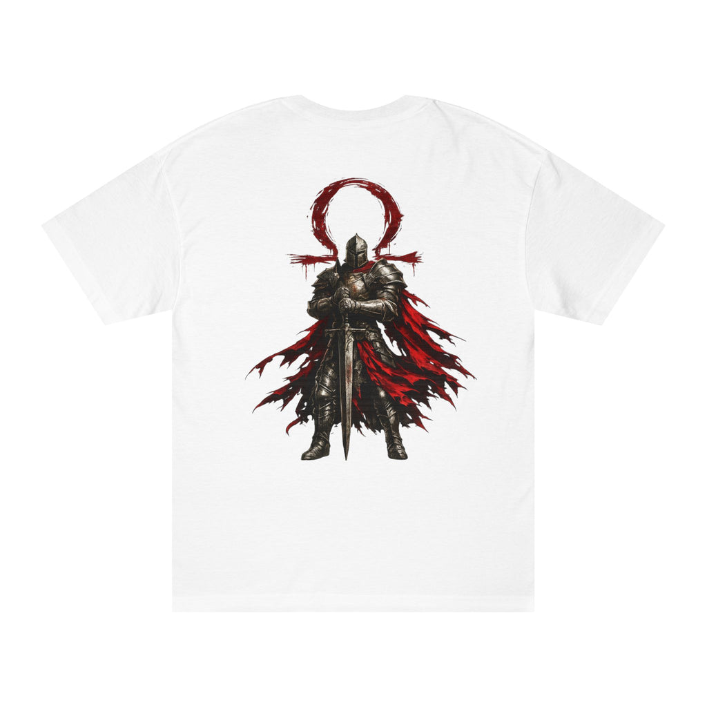 Revelations 22:13 Cross Tee — Revelations Knight Christian Graphic T-Shirt