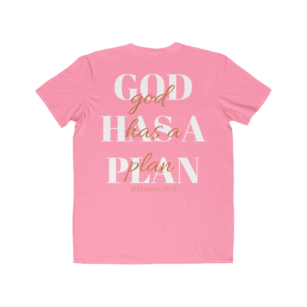 Jeremiah 29:11 'God Has a Plan' Tee — Men's Lightweight Faith T-Shirt