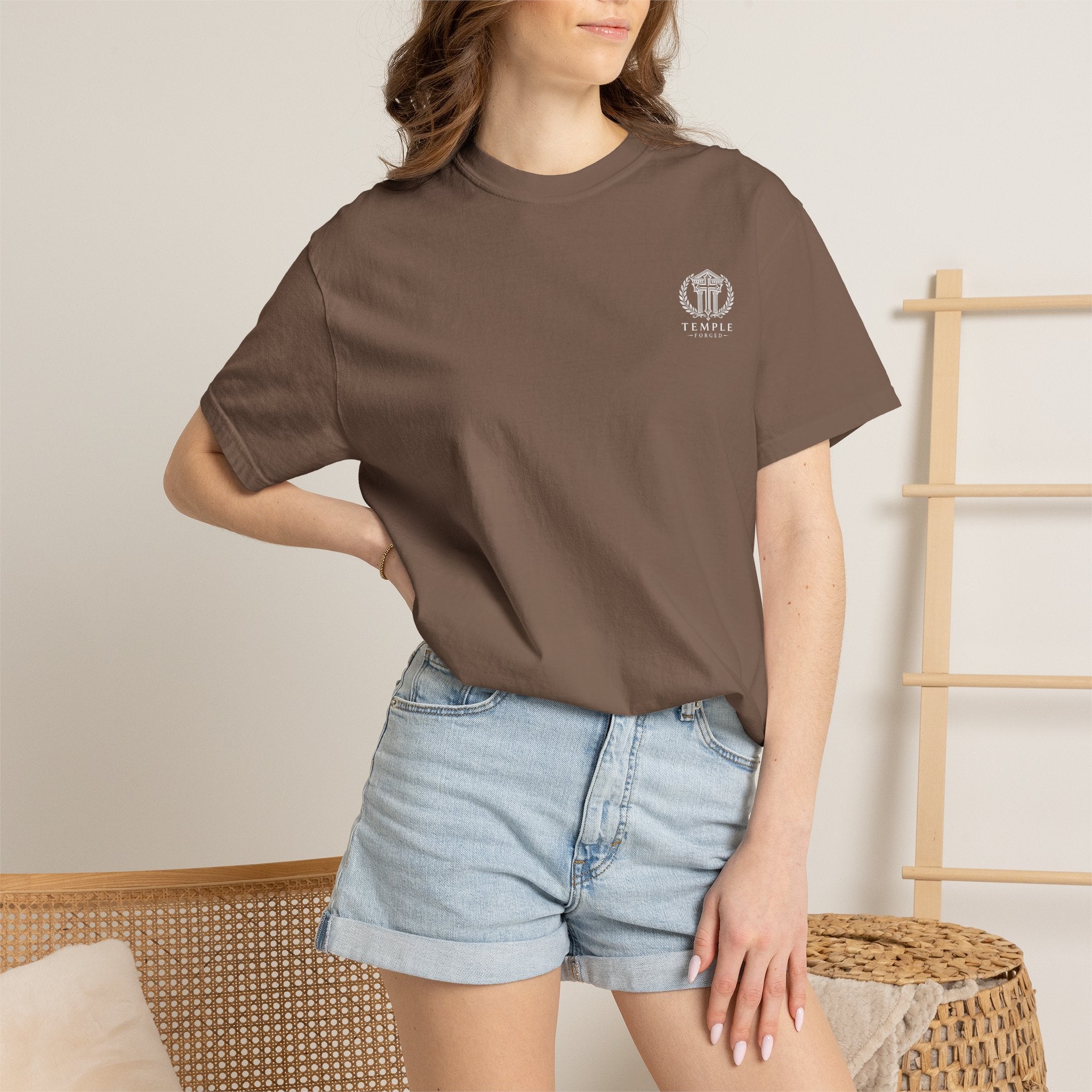Jesus Graphic T-Shirt — Logo Front, Large Back Print