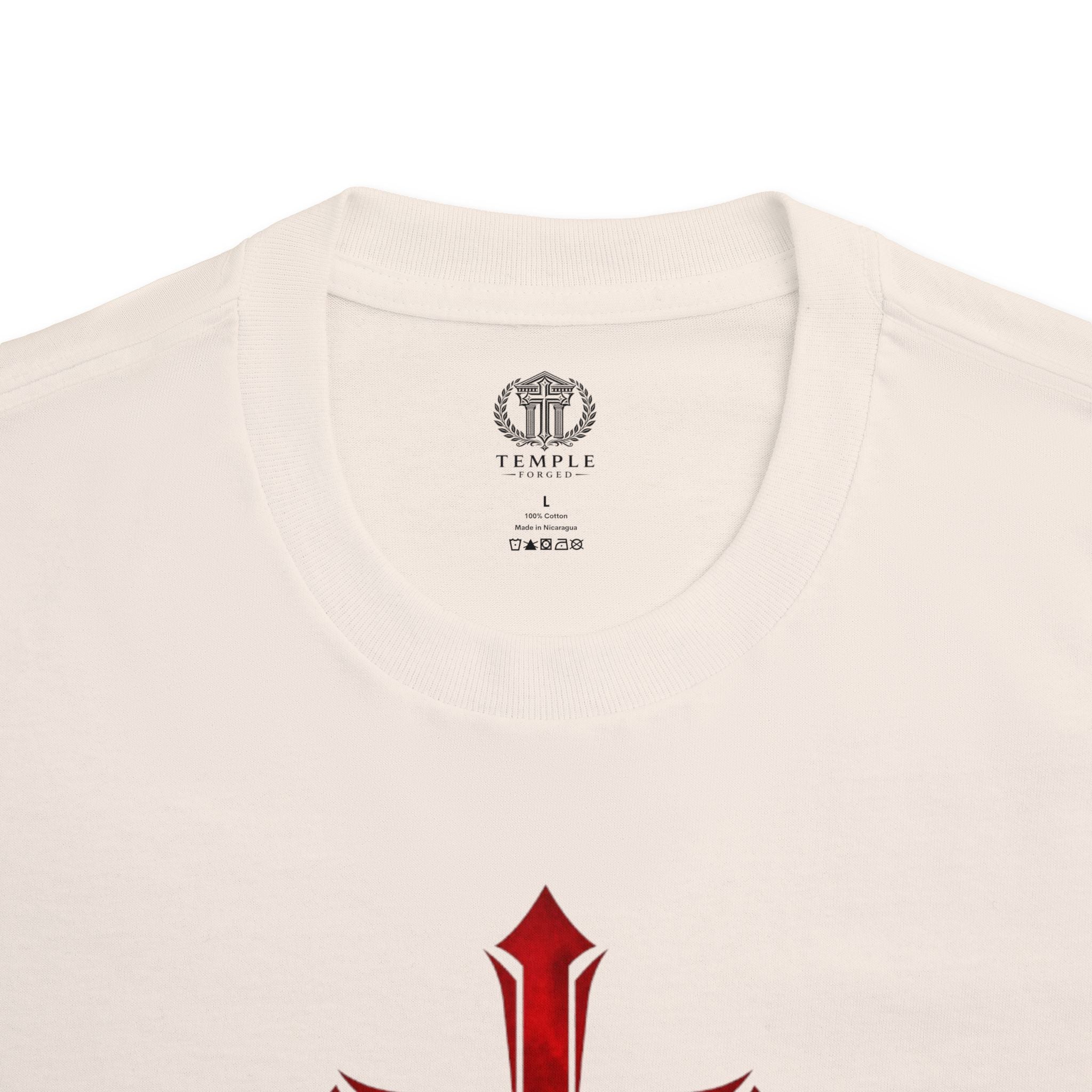 Revelations 22:13 Cross Tee — Revelations Knight Christian Graphic T-Shirt
