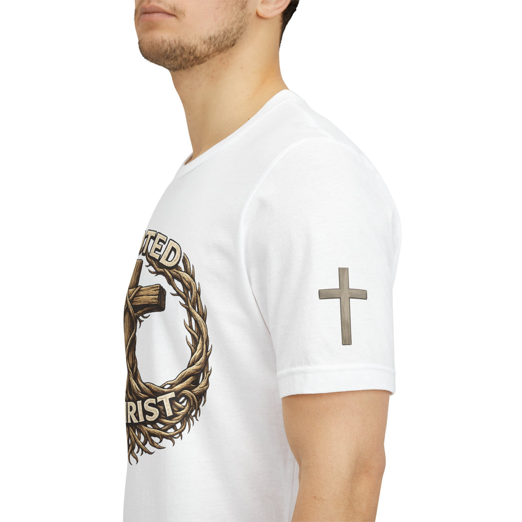 Rooted in Christ Cross Tee — Christian Faith T-Shirt