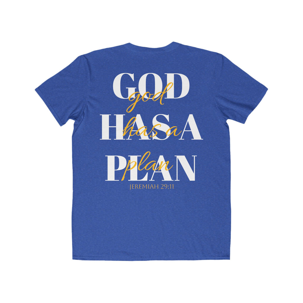 Jeremiah 29:11 'God Has a Plan' Tee — Men's Lightweight Faith T-Shirt
