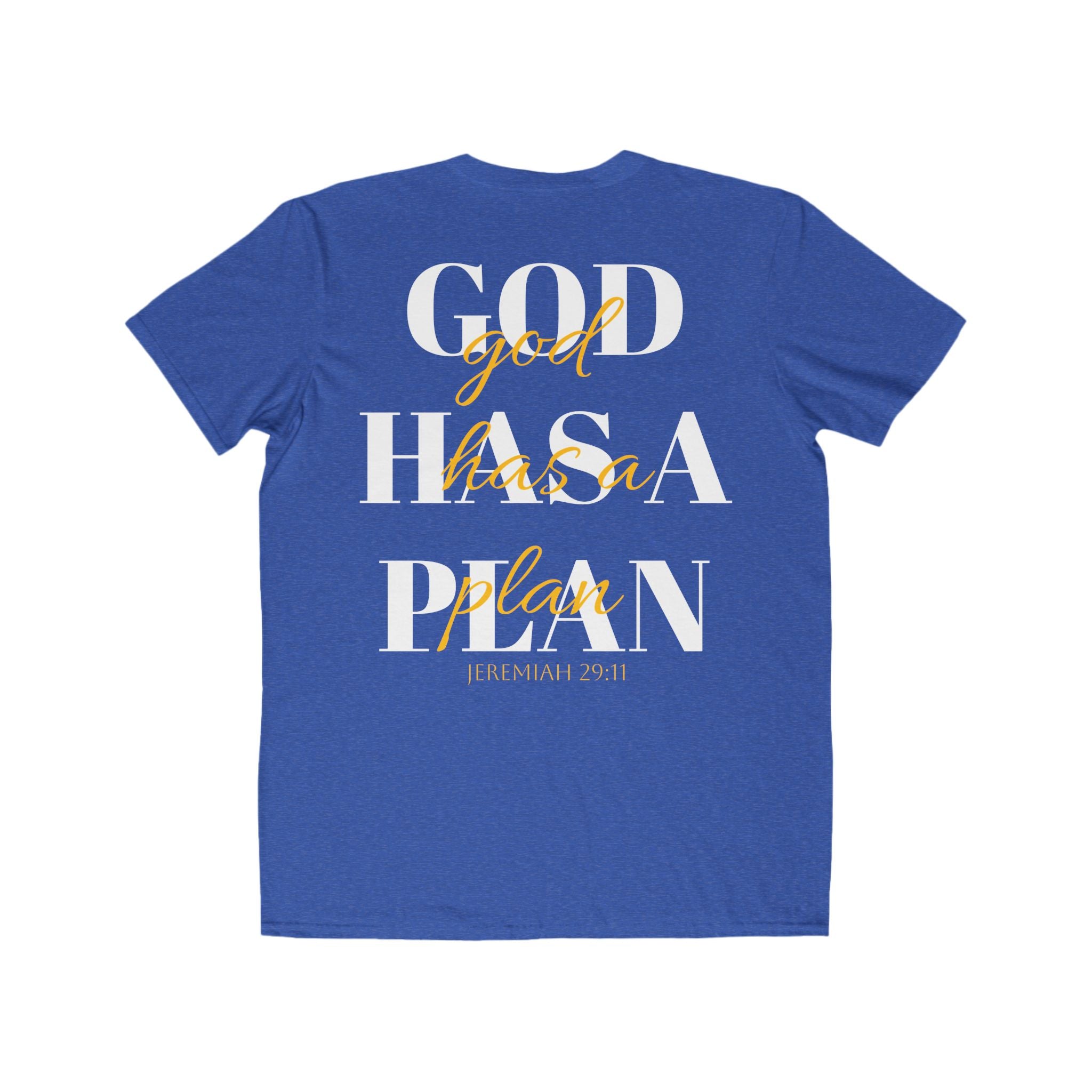 Jeremiah 29:11 'God Has a Plan' Tee — Men's Lightweight Faith T-Shirt