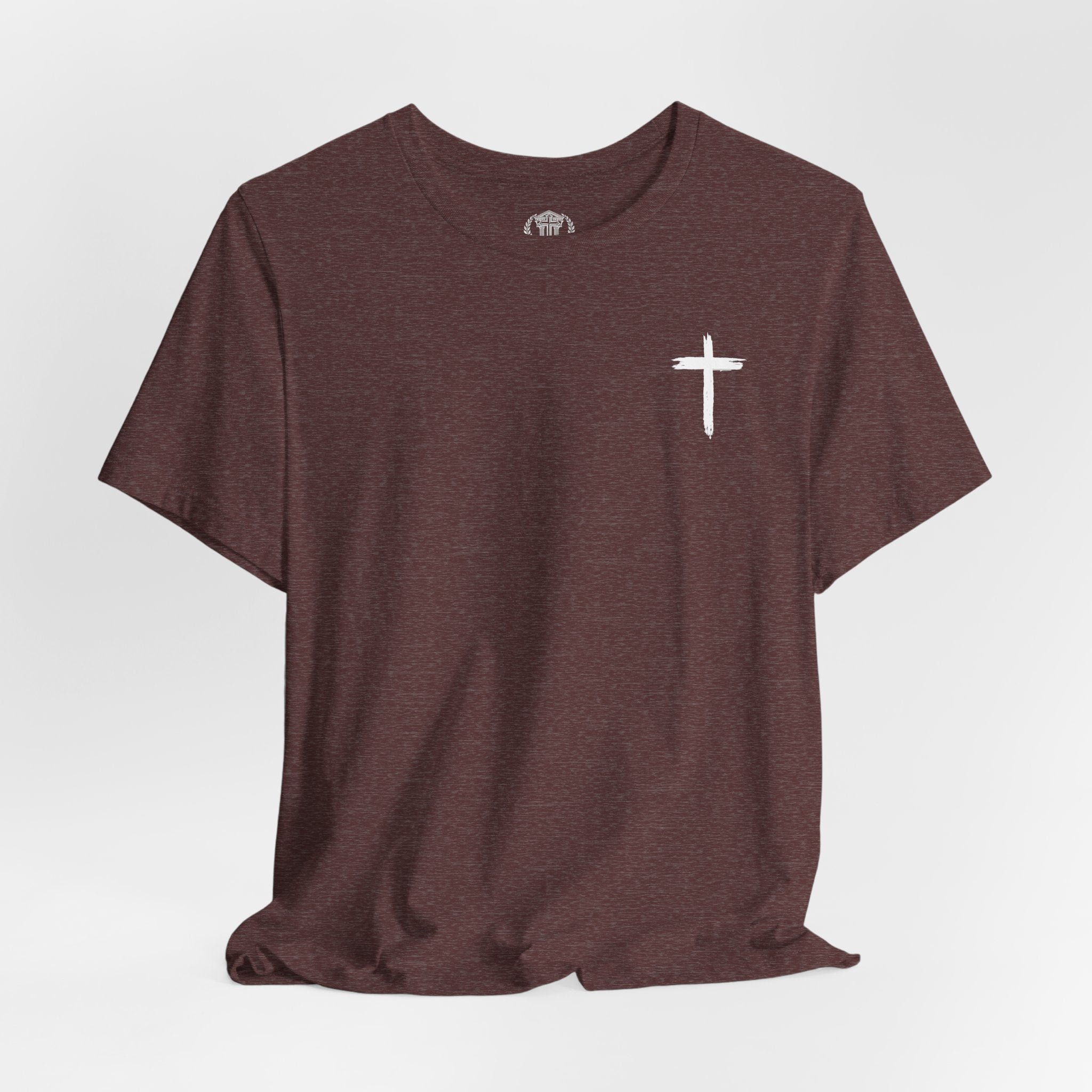 Faith Cross T-Shirt — Cross Front & Back Christian Tee