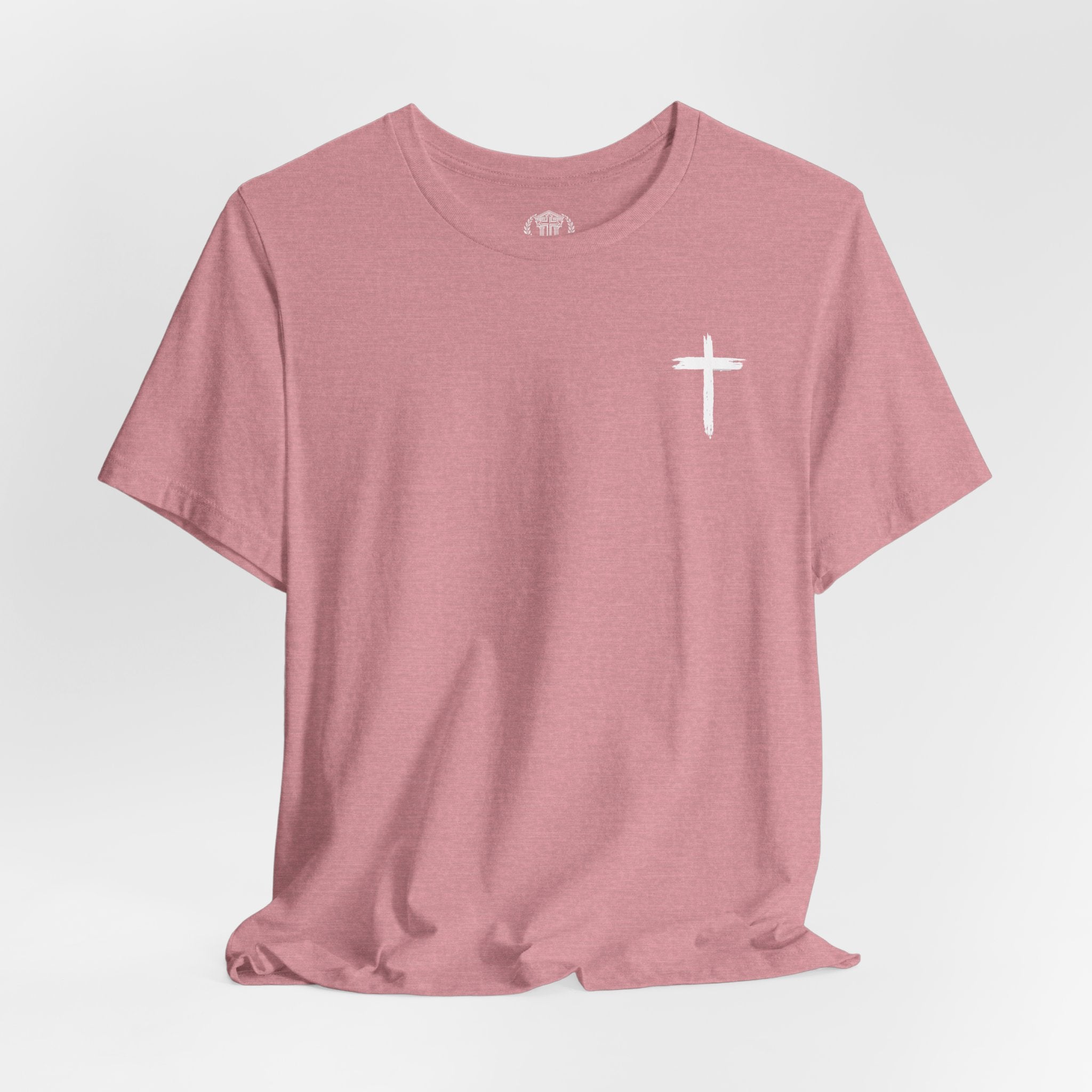 Faith Cross T-Shirt — Cross Front & Back Christian Tee