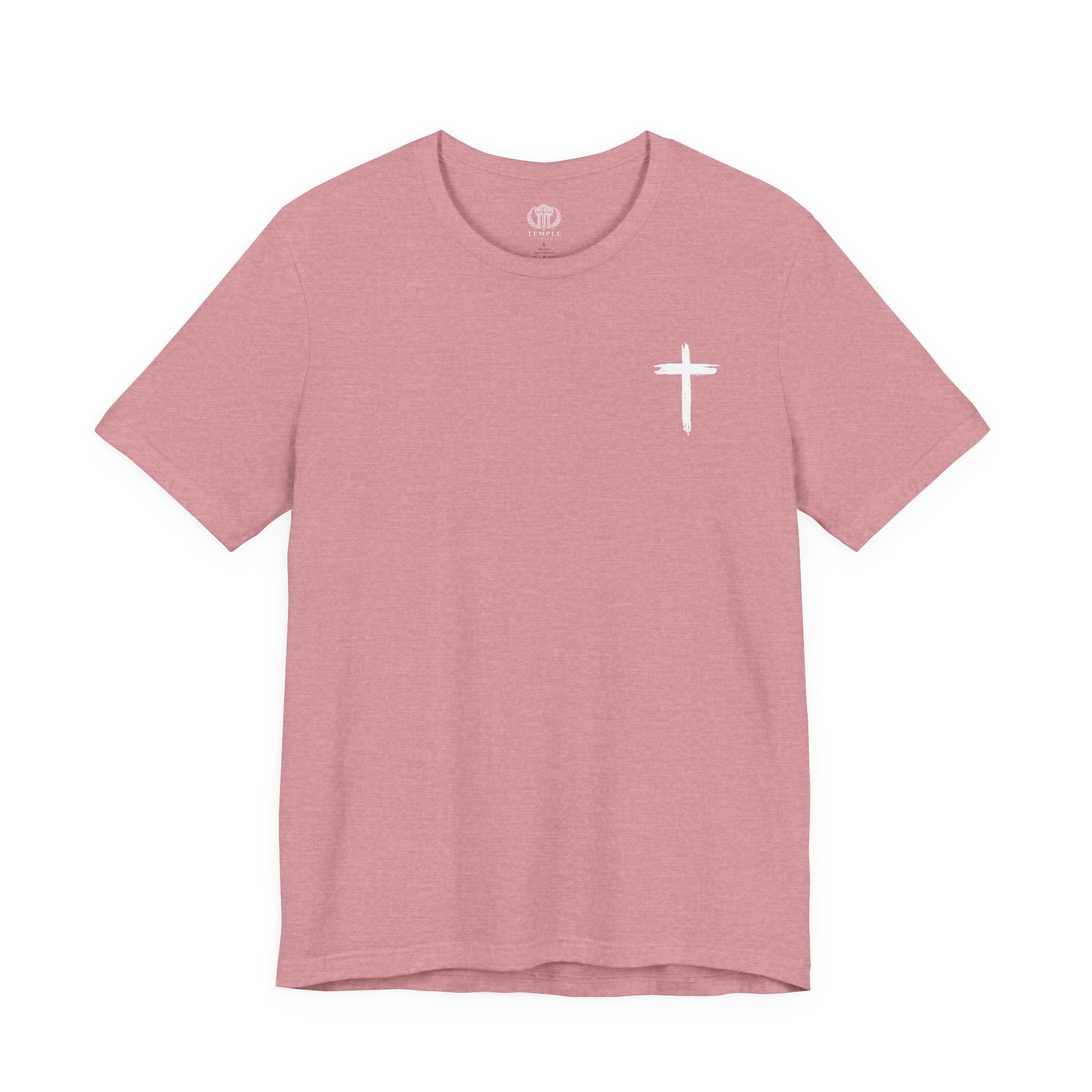 Faith Cross T-Shirt — Cross Front & Back Christian Tee