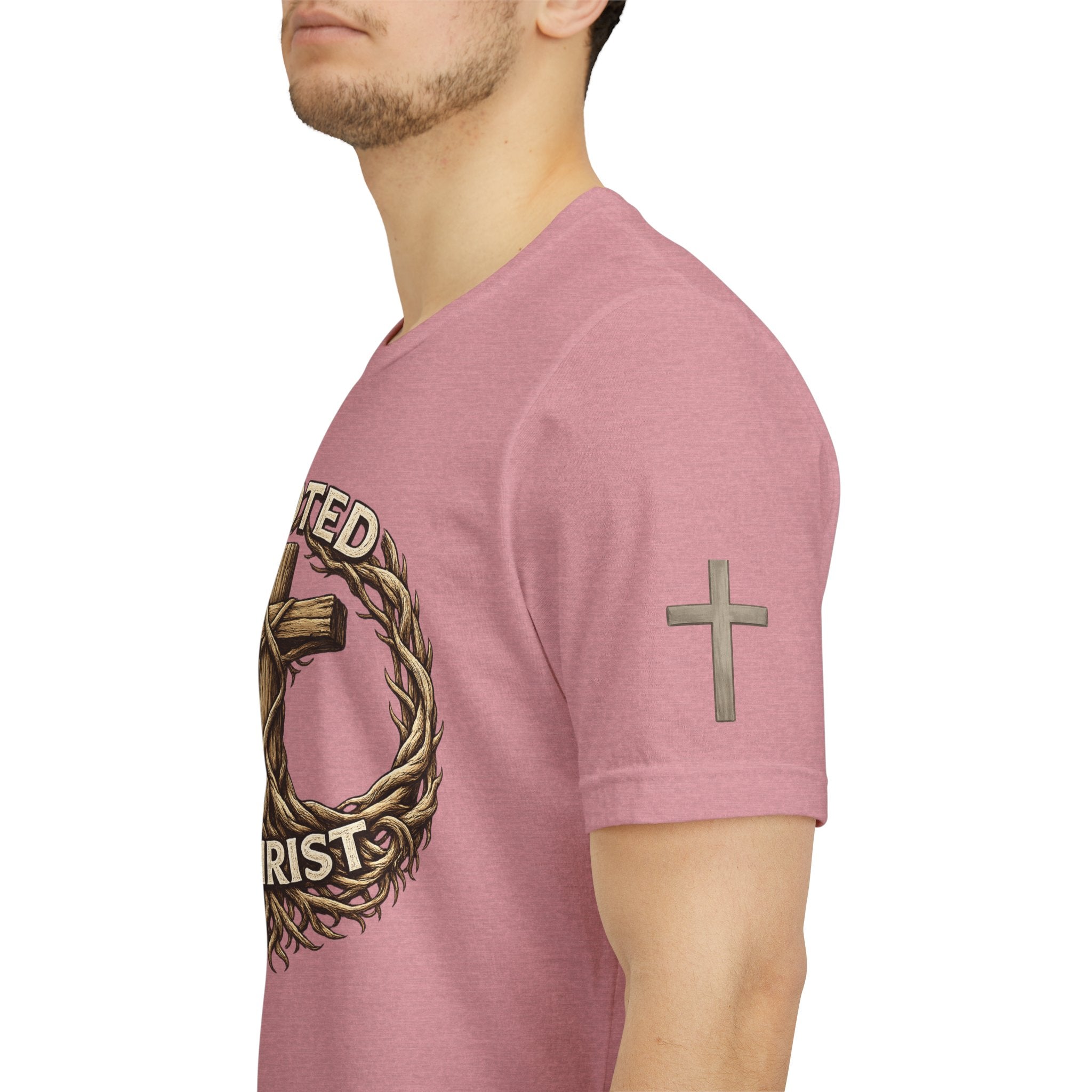 Rooted in Christ Cross Tee — Christian Faith T-Shirt