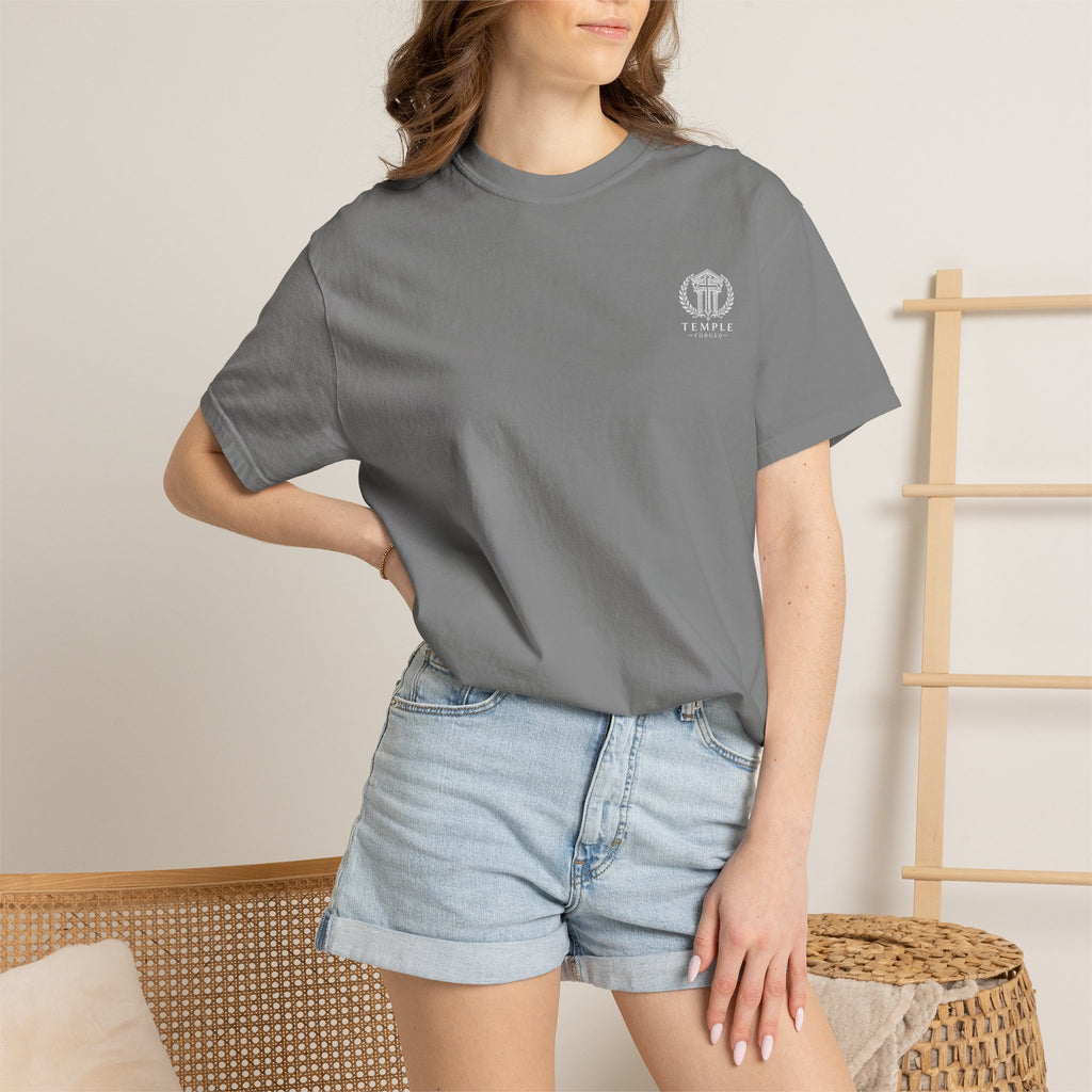 Jesus Graphic T-Shirt — Logo Front, Large Back Print