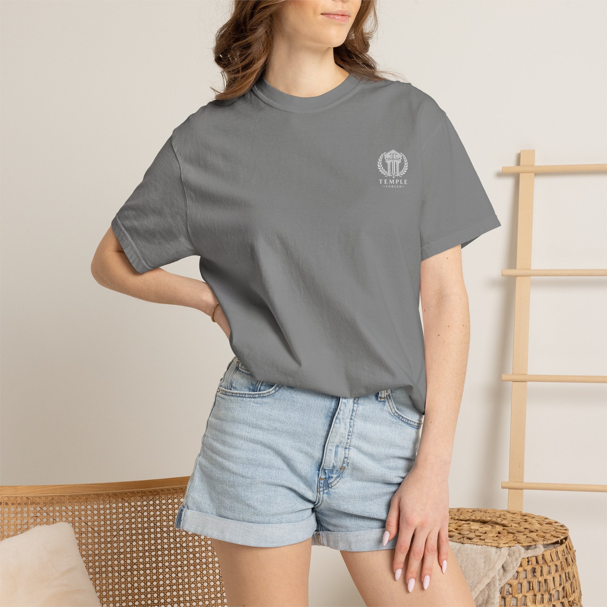 Jesus Graphic T-Shirt — Logo Front, Large Back Print