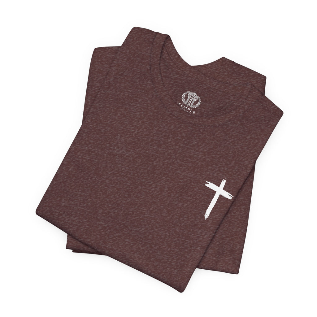 Faith Cross T-Shirt — Cross Front & Back Christian Tee