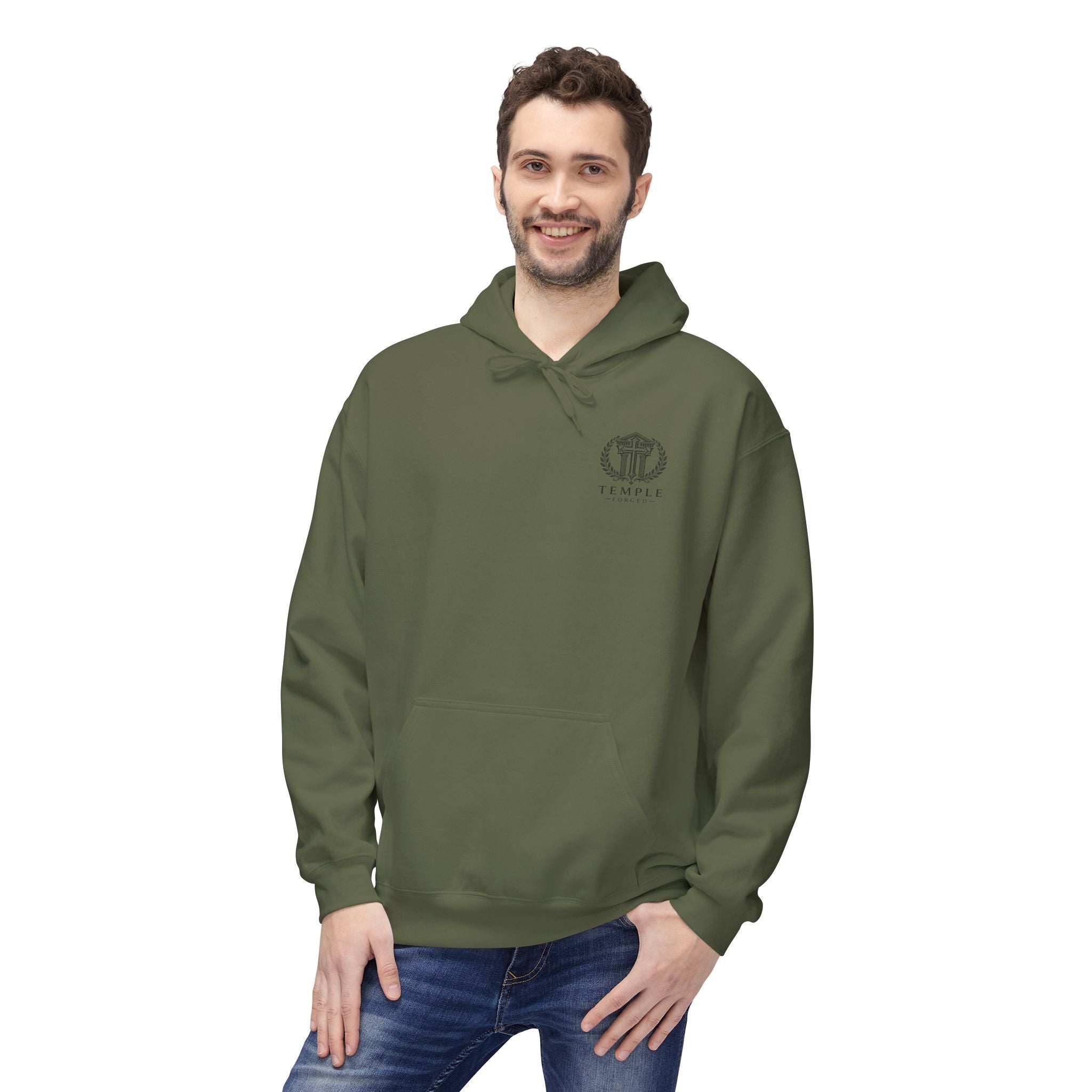 Armor of God Hoodie — Christian Cross Faith Pullover ("Put On The Full Armor of God")