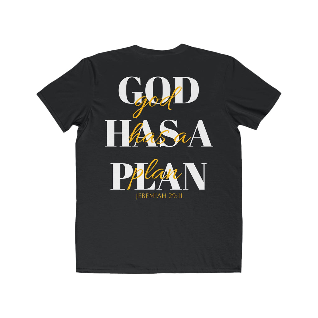 Jeremiah 29:11 'God Has a Plan' Tee — Men's Lightweight Faith T-Shirt