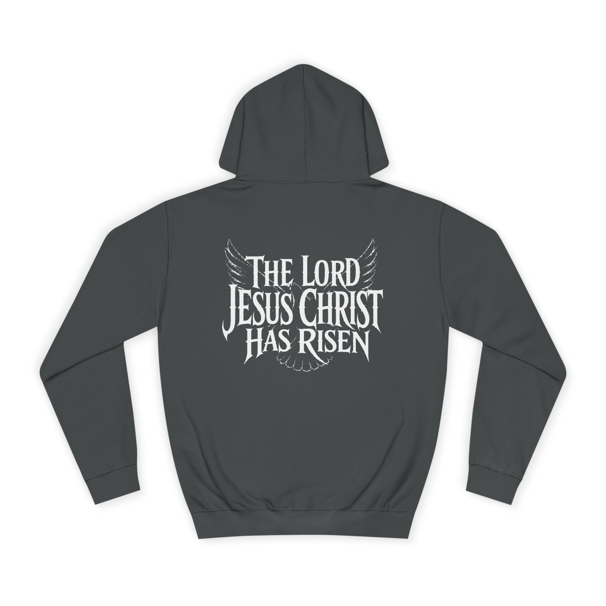 Christian Logo Hoodie — "The Lord Jesus Christ Is Lord" with Dove