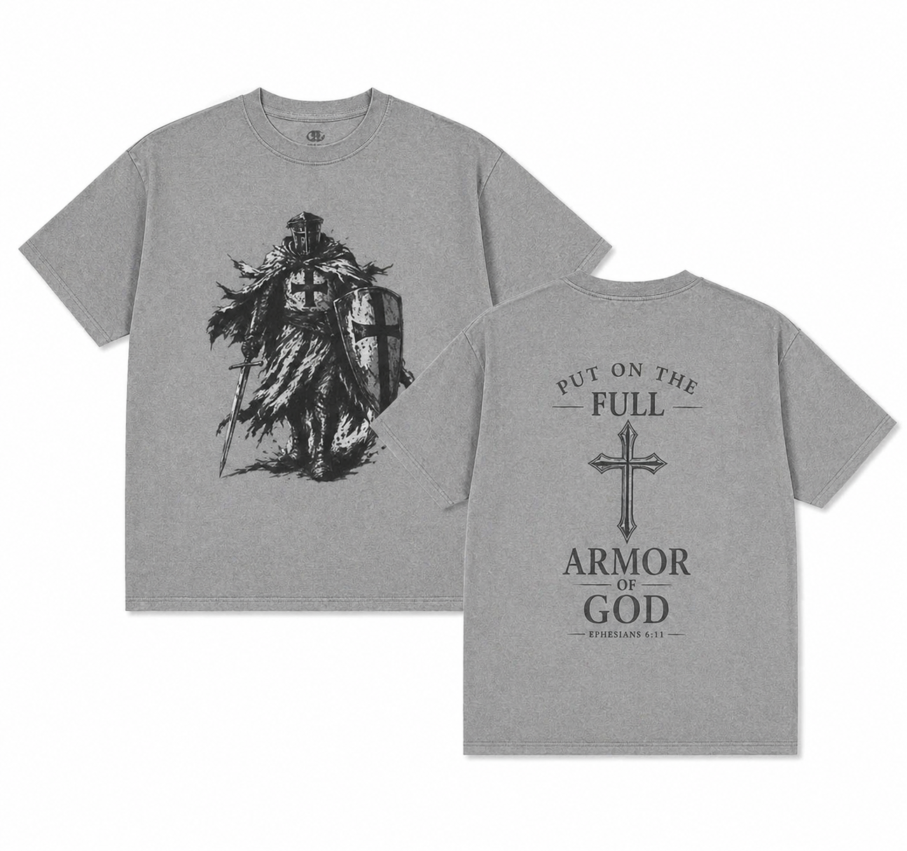 Armor of God Knight T-Shirt | Christian Ephesians 6:11 Scripture Tee