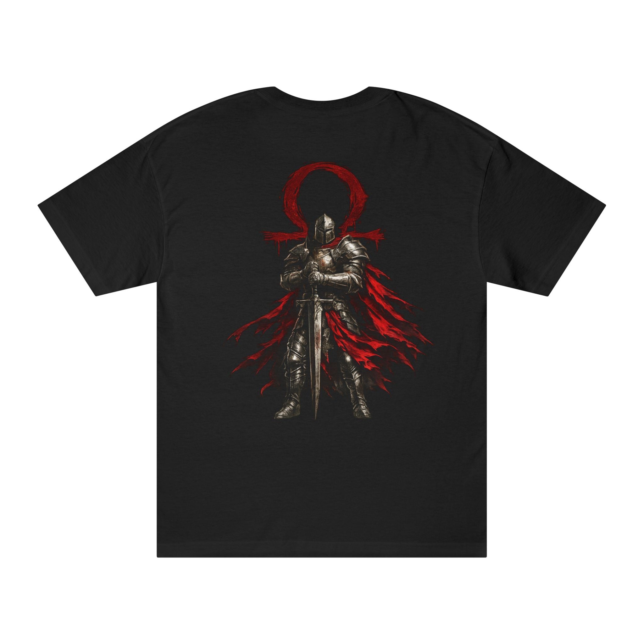 Revelations 22:13 Cross Tee — Revelations Knight Christian Graphic T-Shirt