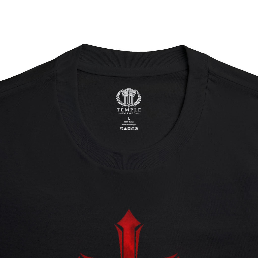 Revelations 22:13 Cross Tee — Revelations Knight Christian Graphic T-Shirt