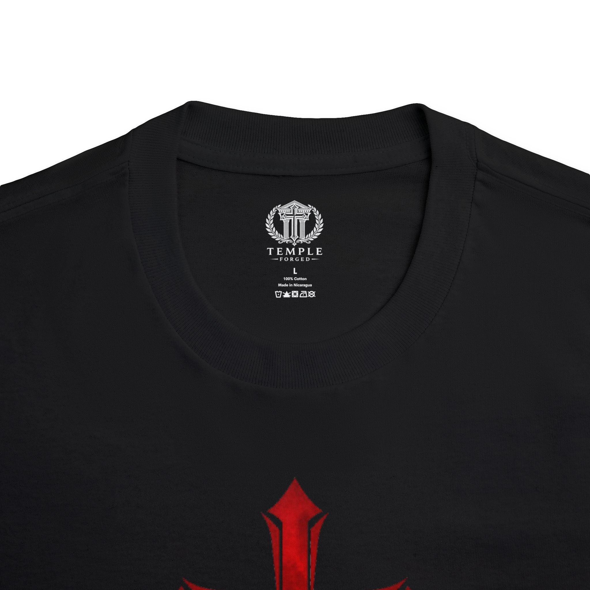 Revelations 22:13 Cross Tee — Revelations Knight Christian Graphic T-Shirt