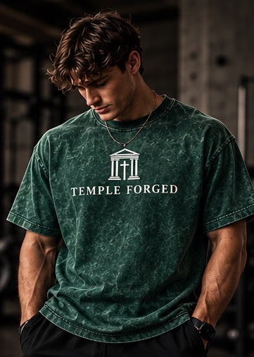 Temple Forged “Refined Cross” Vintage Wash Tee