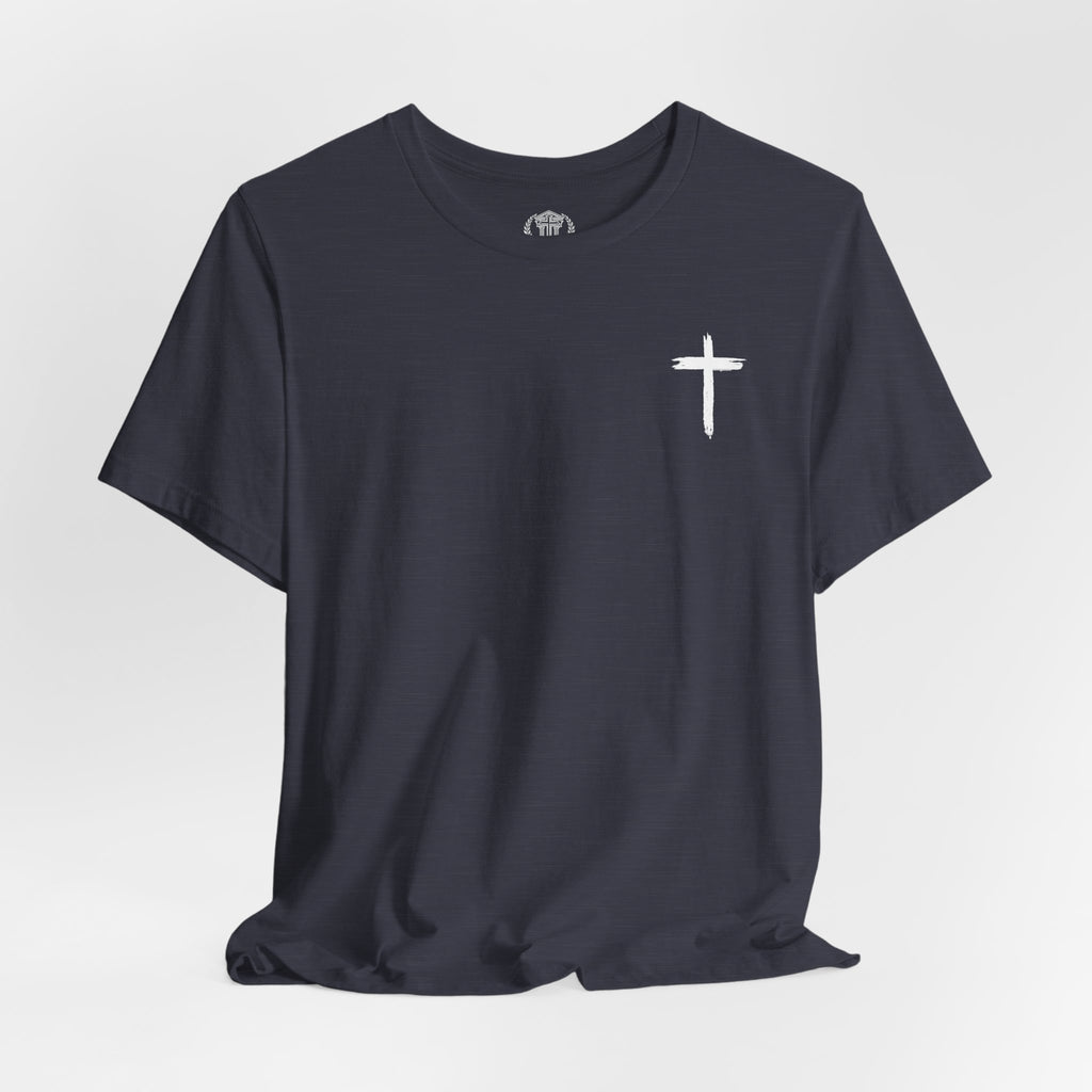 Faith Cross T-Shirt — Cross Front & Back Christian Tee