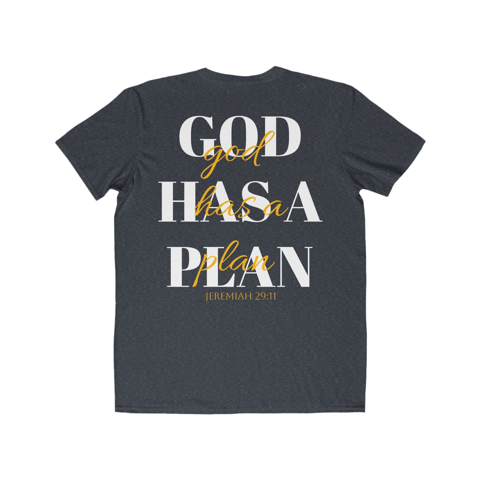 Jeremiah 29:11 'God Has a Plan' Tee — Men's Lightweight Faith T-Shirt