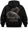 Temple Forged “By His Wounds” Isaiah 53:5 Graphic Hoodie
