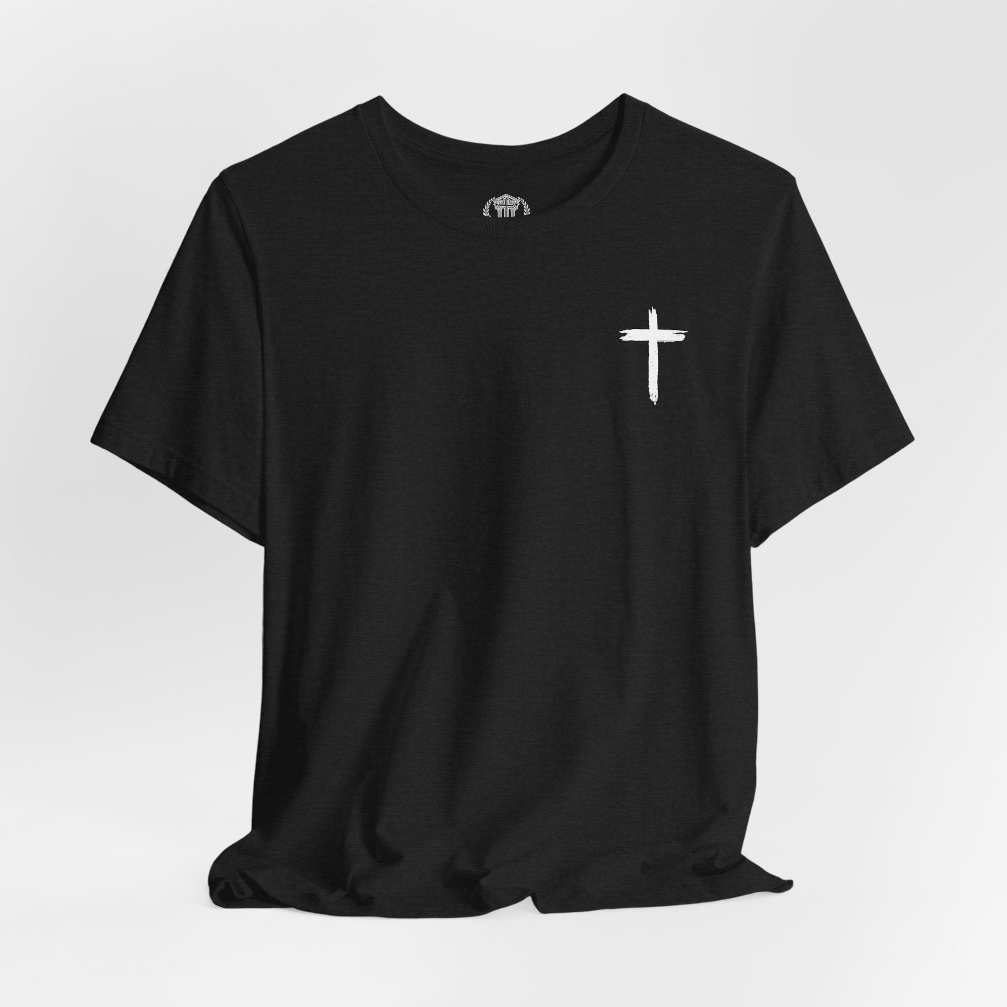 Faith Cross T-Shirt — Cross Front & Back Christian Tee