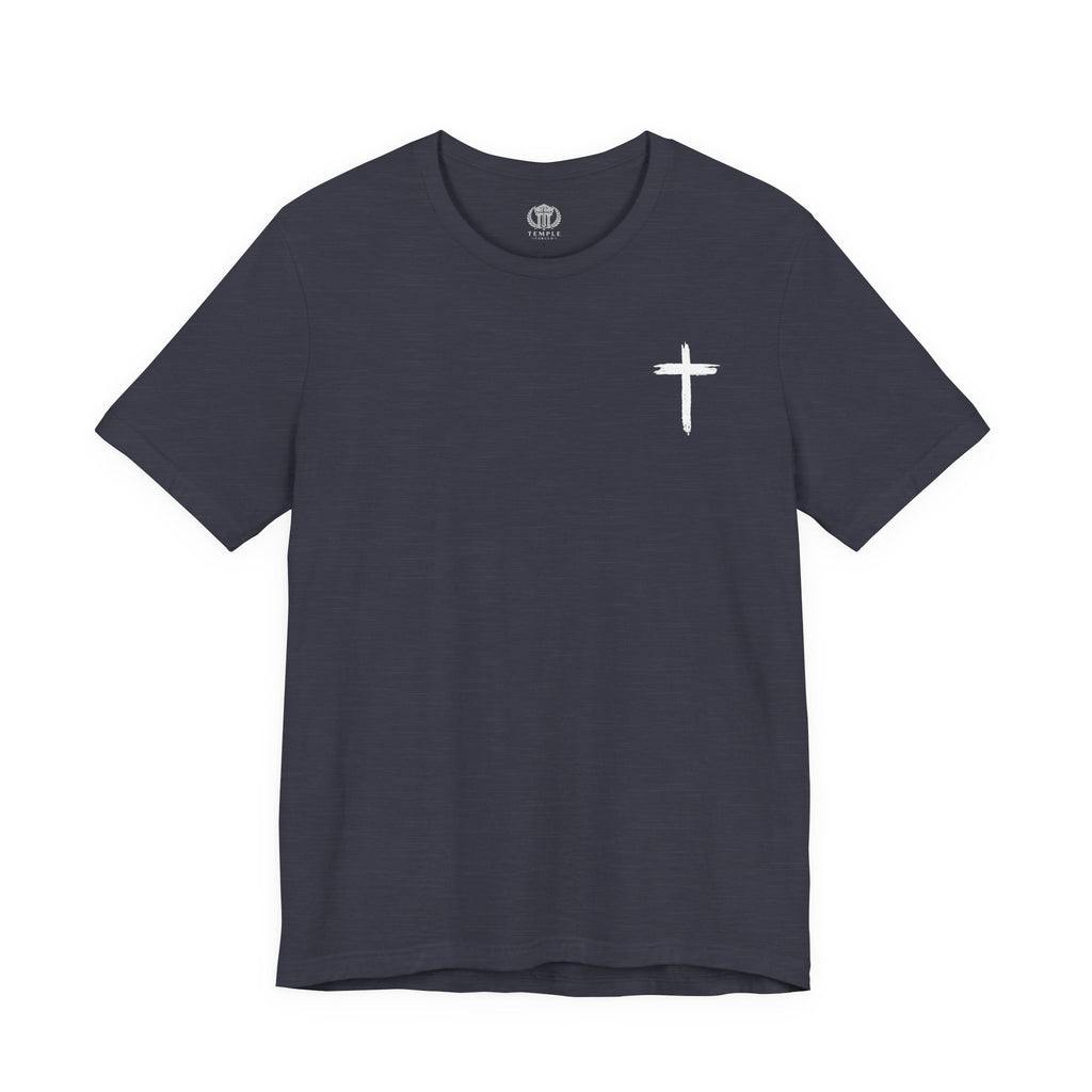 Faith Cross T-Shirt — Cross Front & Back Christian Tee