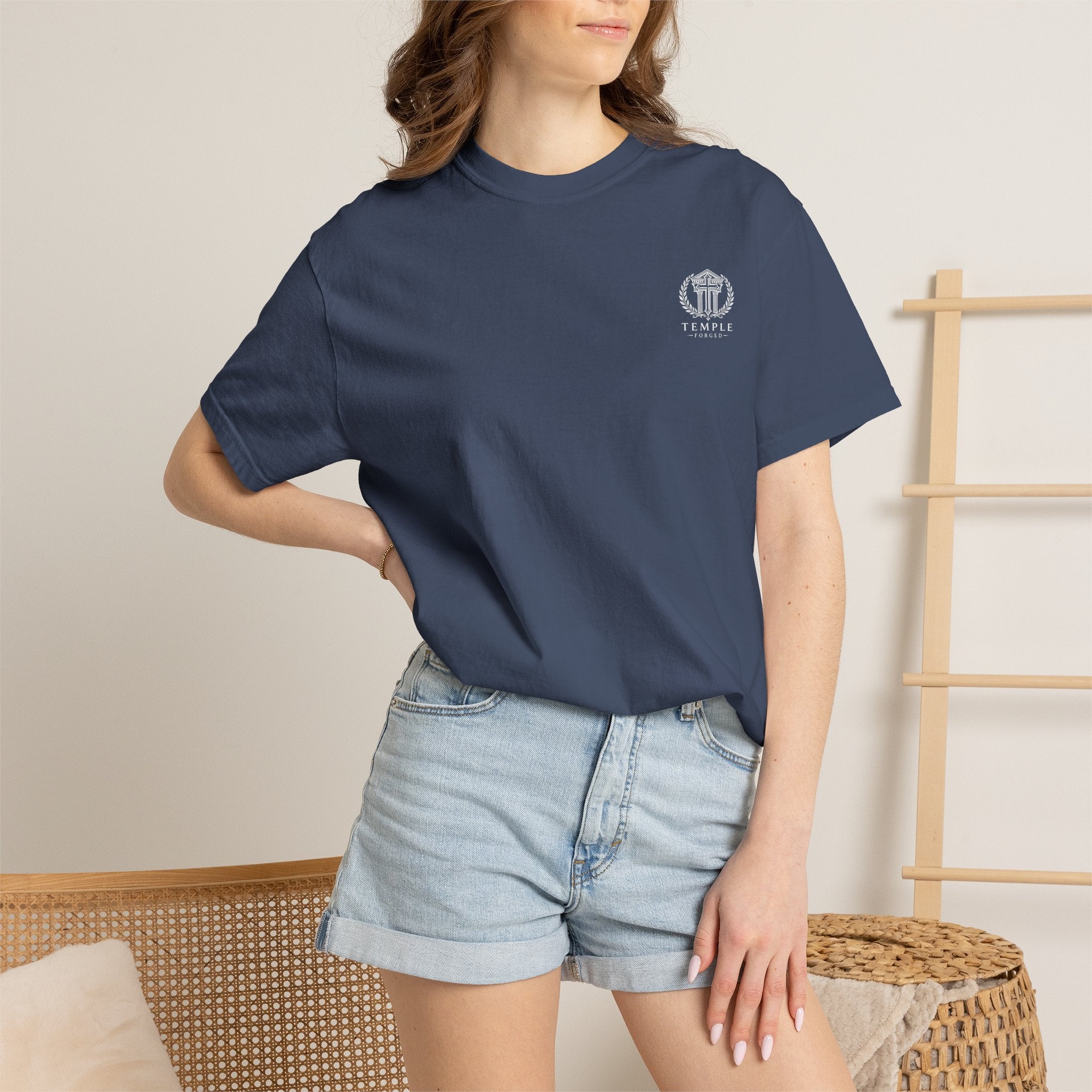 Jesus Graphic T-Shirt — Logo Front, Large Back Print