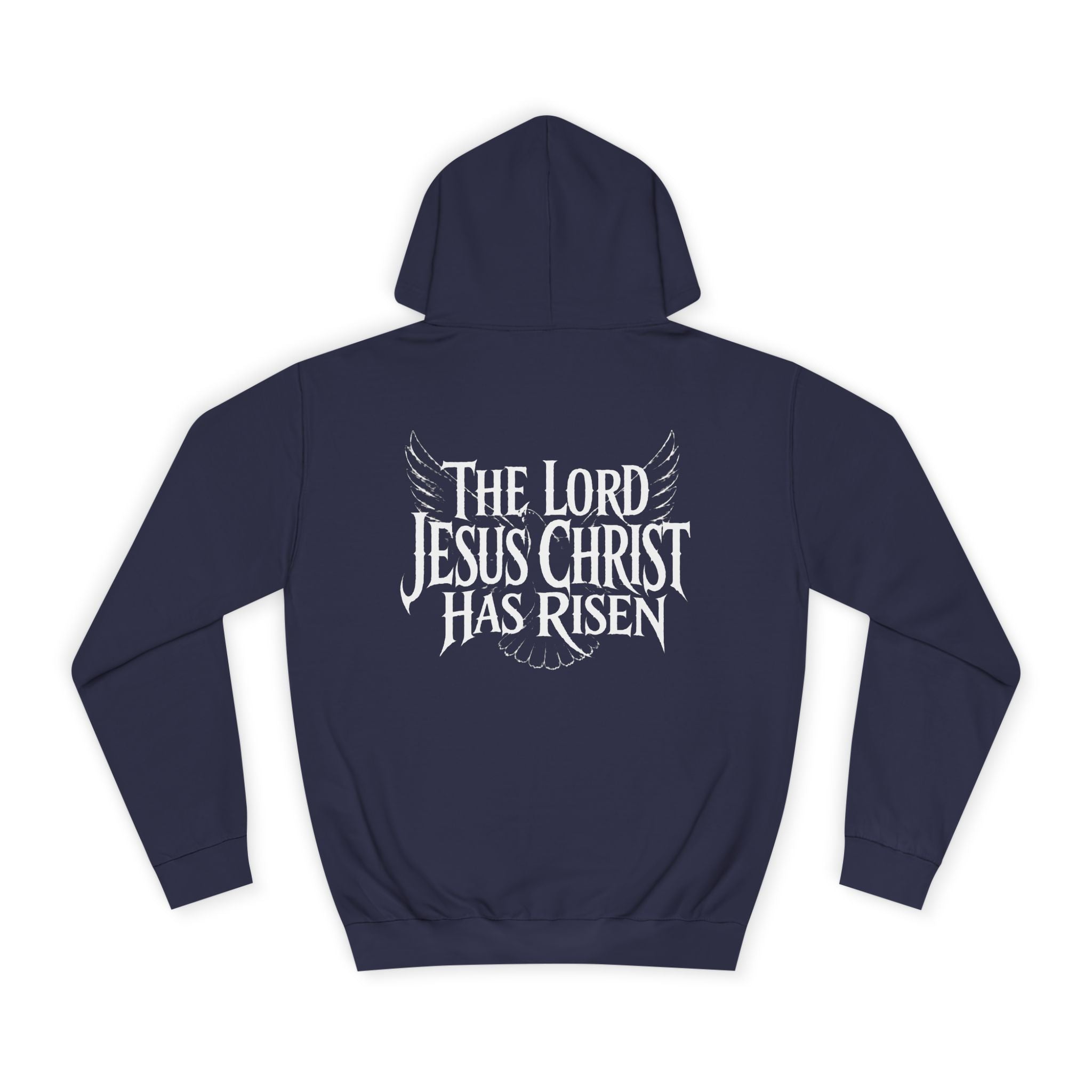 Christian Logo Hoodie — "The Lord Jesus Christ Is Lord" with Dove