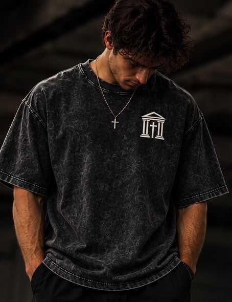 Temple Forged “Pierced For Our Transgressions” Vintage Wash Tee