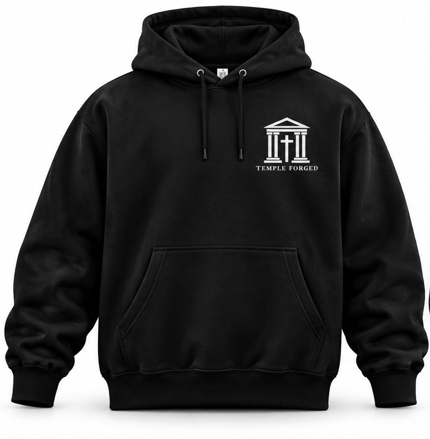 Temple Forged “By His Wounds” Isaiah 53:5 Graphic Hoodie
