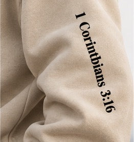 Temple Forged “God’s Temple” Snow Wash Oversized Hoodie