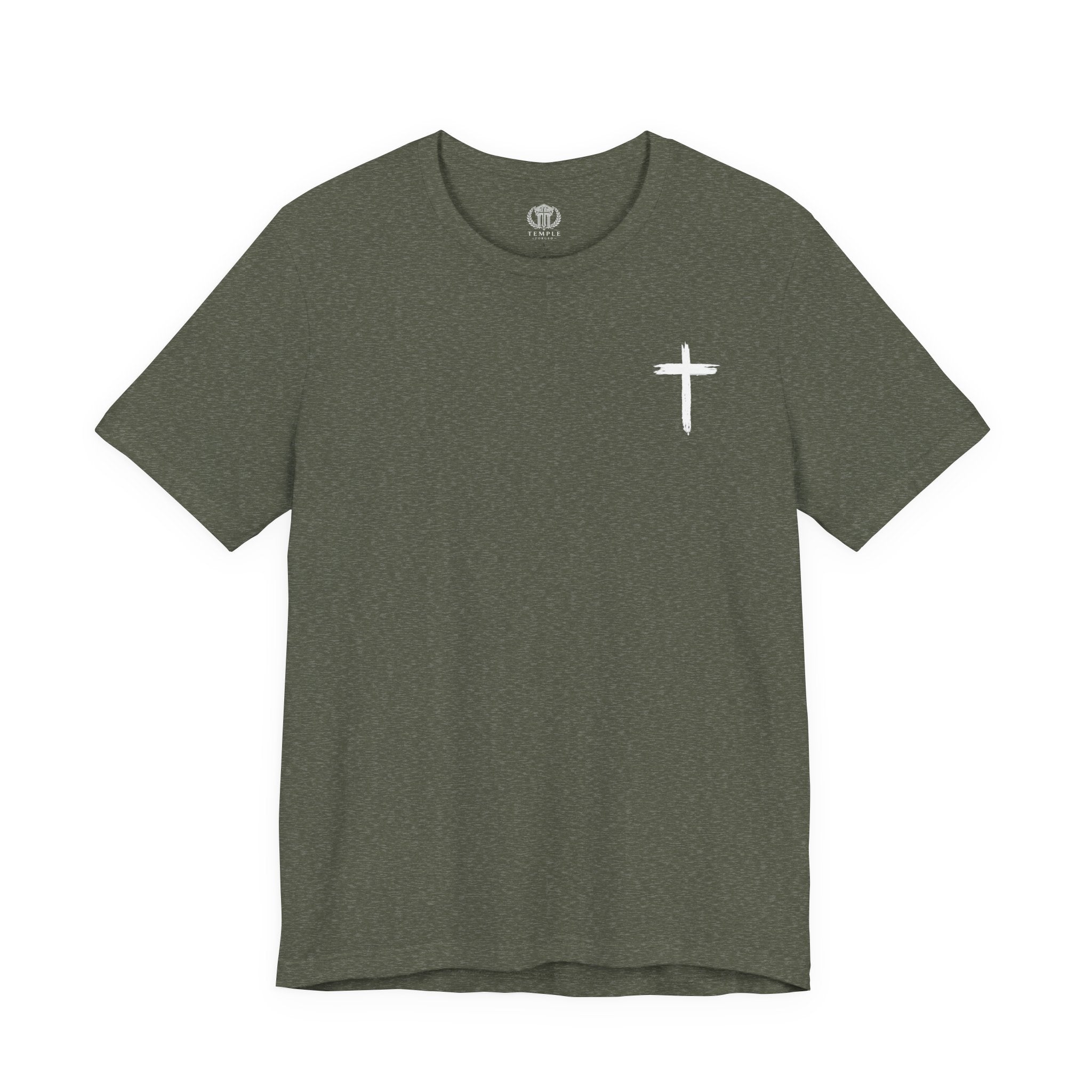 Faith Cross T-Shirt — Cross Front & Back Christian Tee