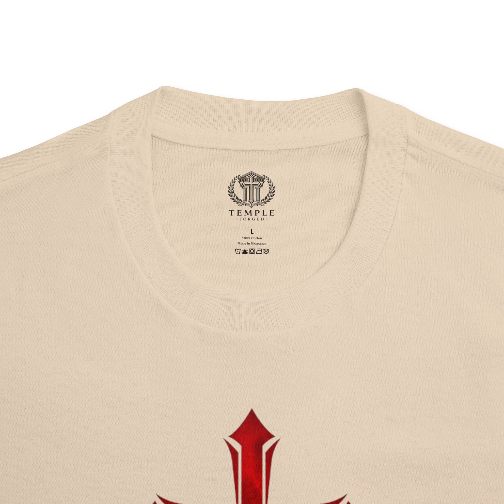 Revelations 22:13 Cross Tee — Revelations Knight Christian Graphic T-Shirt