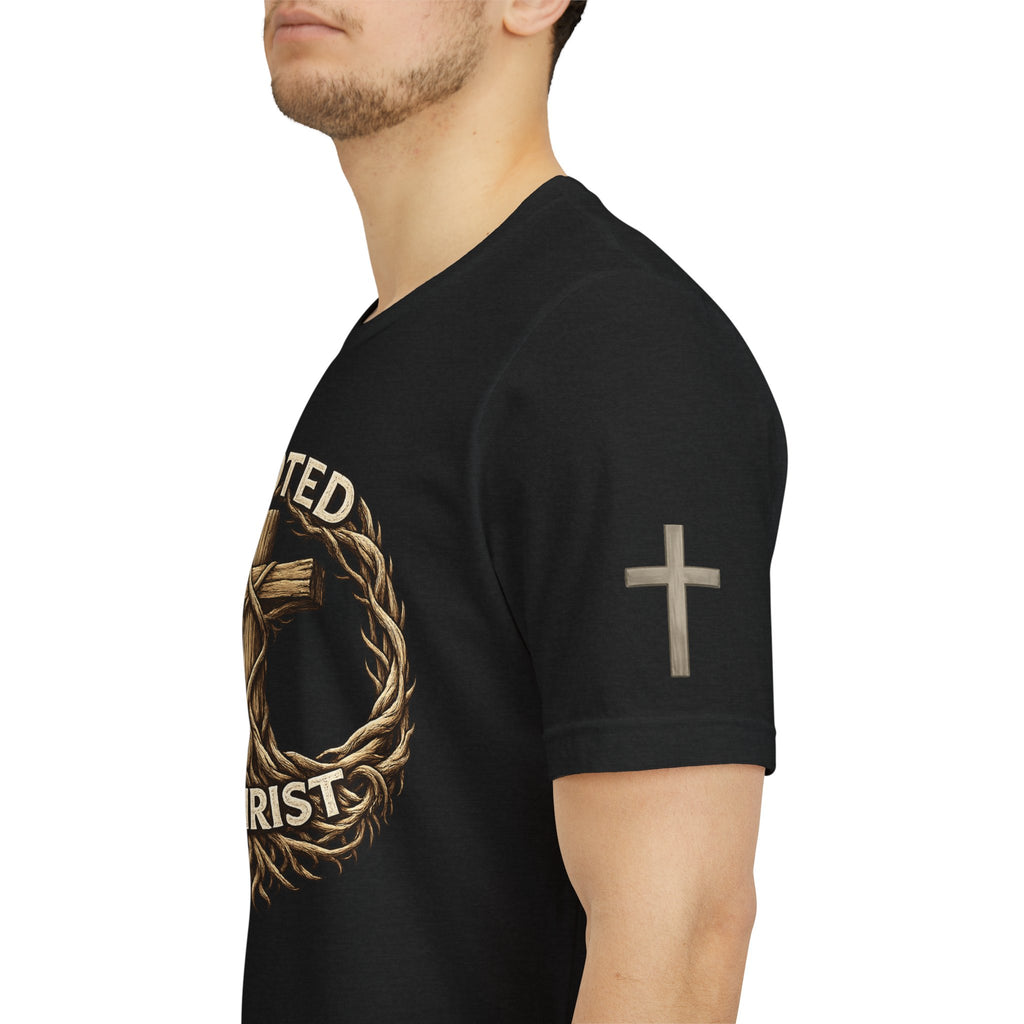 Rooted in Christ Cross Tee — Christian Faith T-Shirt