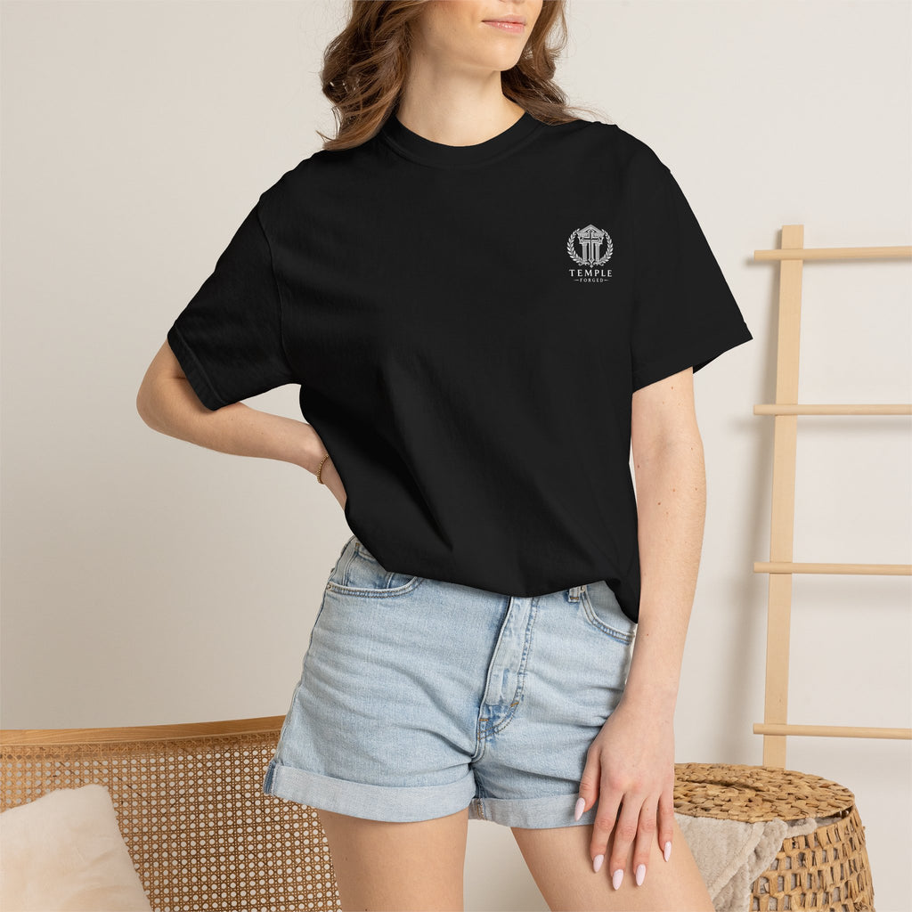 Jesus Graphic T-Shirt — Logo Front, Large Back Print
