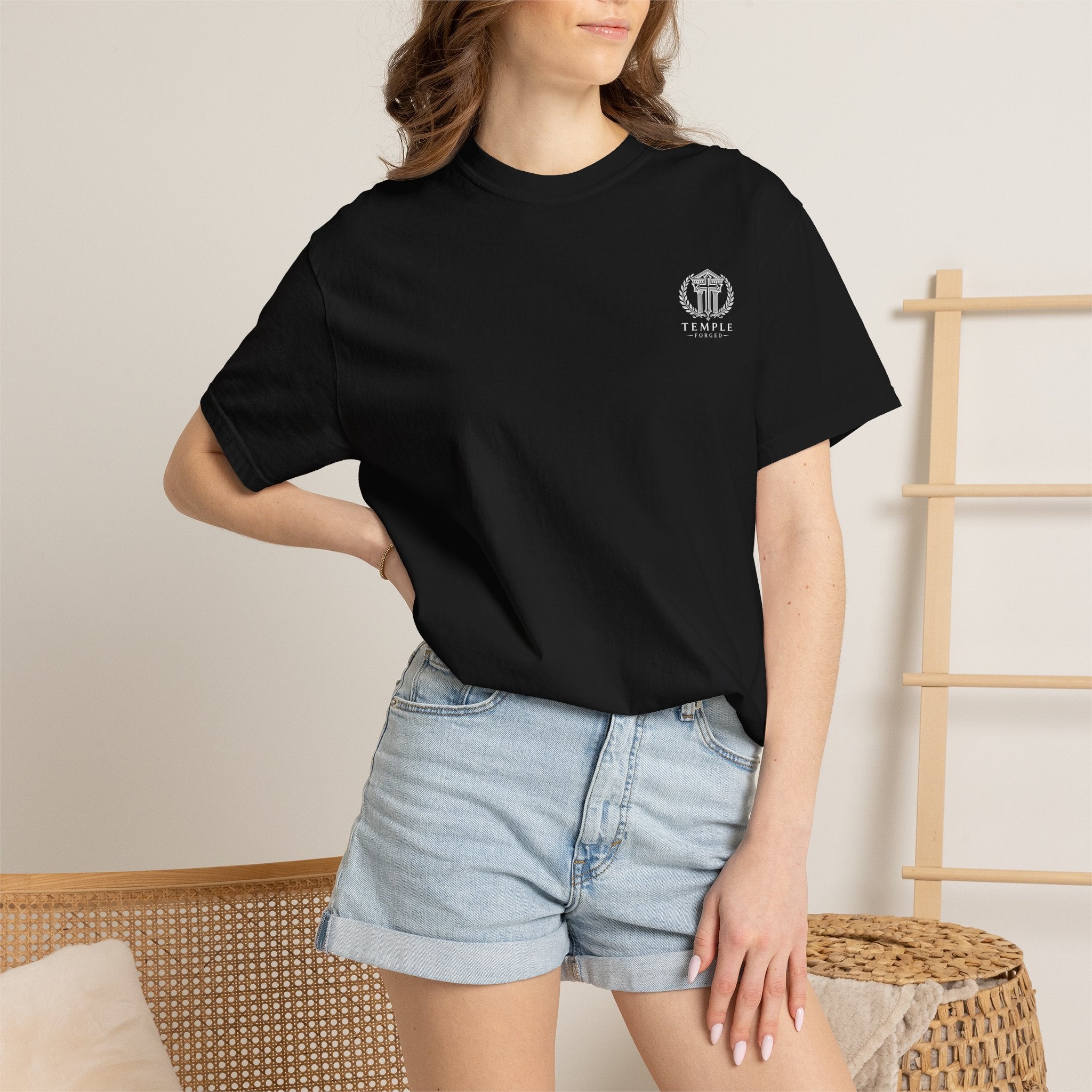 Jesus Graphic T-Shirt — Logo Front, Large Back Print
