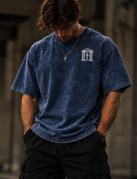 Temple Forged “Pierced For Our Transgressions” Vintage Wash Tee
