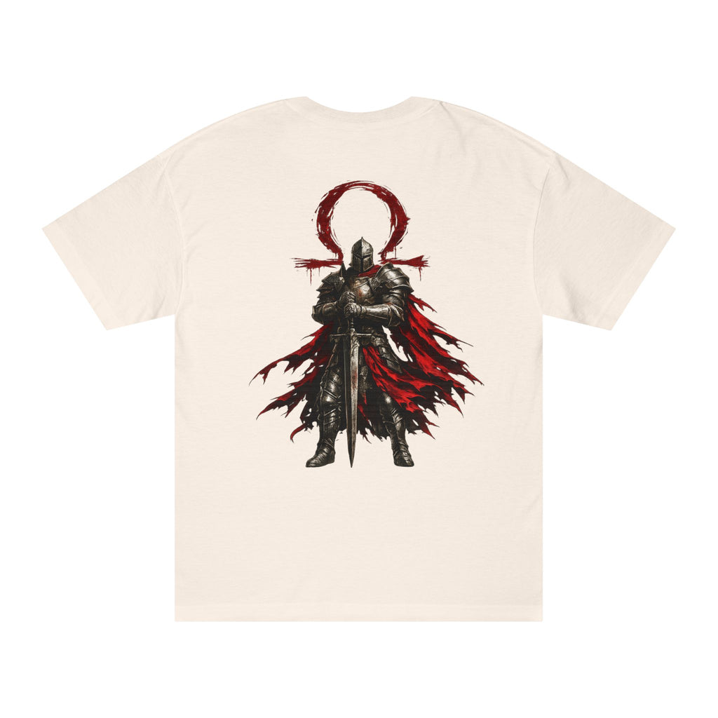 Revelations 22:13 Cross Tee — Revelations Knight Christian Graphic T-Shirt