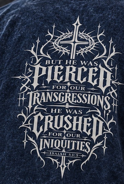 Temple Forged “Pierced For Our Transgressions” Vintage Wash Tee