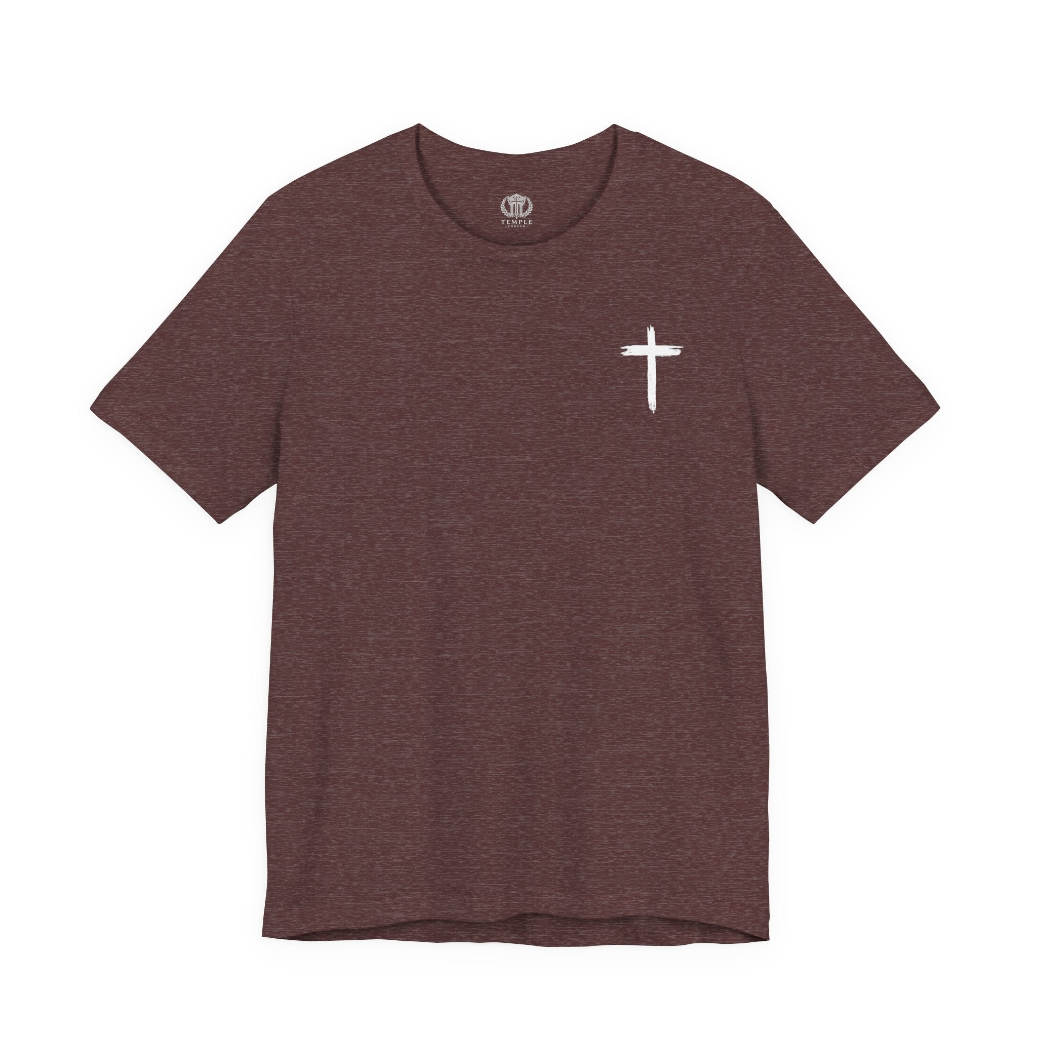 Faith Cross T-Shirt — Cross Front & Back Christian Tee