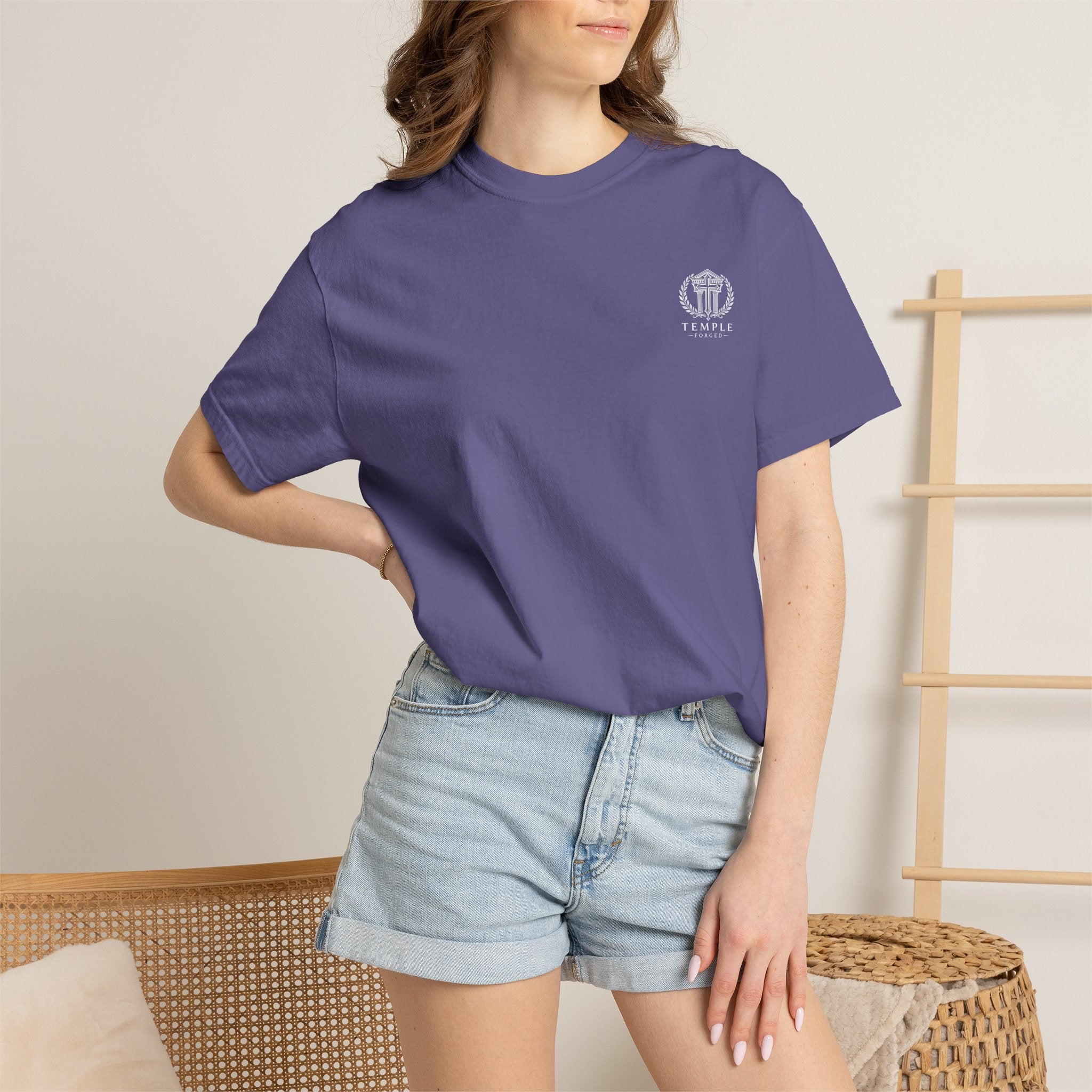 Jesus Graphic T-Shirt — Logo Front, Large Back Print