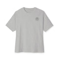 Faith Over Fear Tee — Cross & Lion Logo Oversized Boxy Shirt