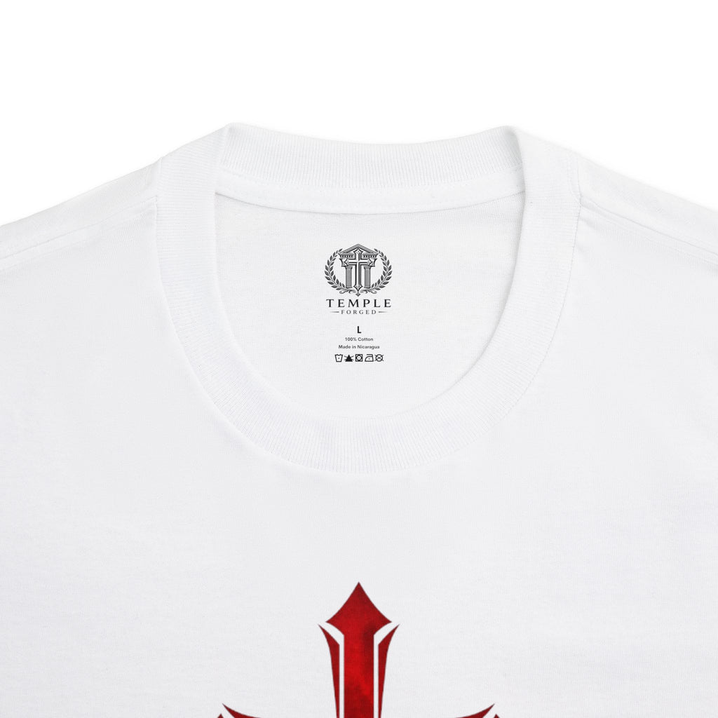 Revelations 22:13 Cross Tee — Revelations Knight Christian Graphic T-Shirt