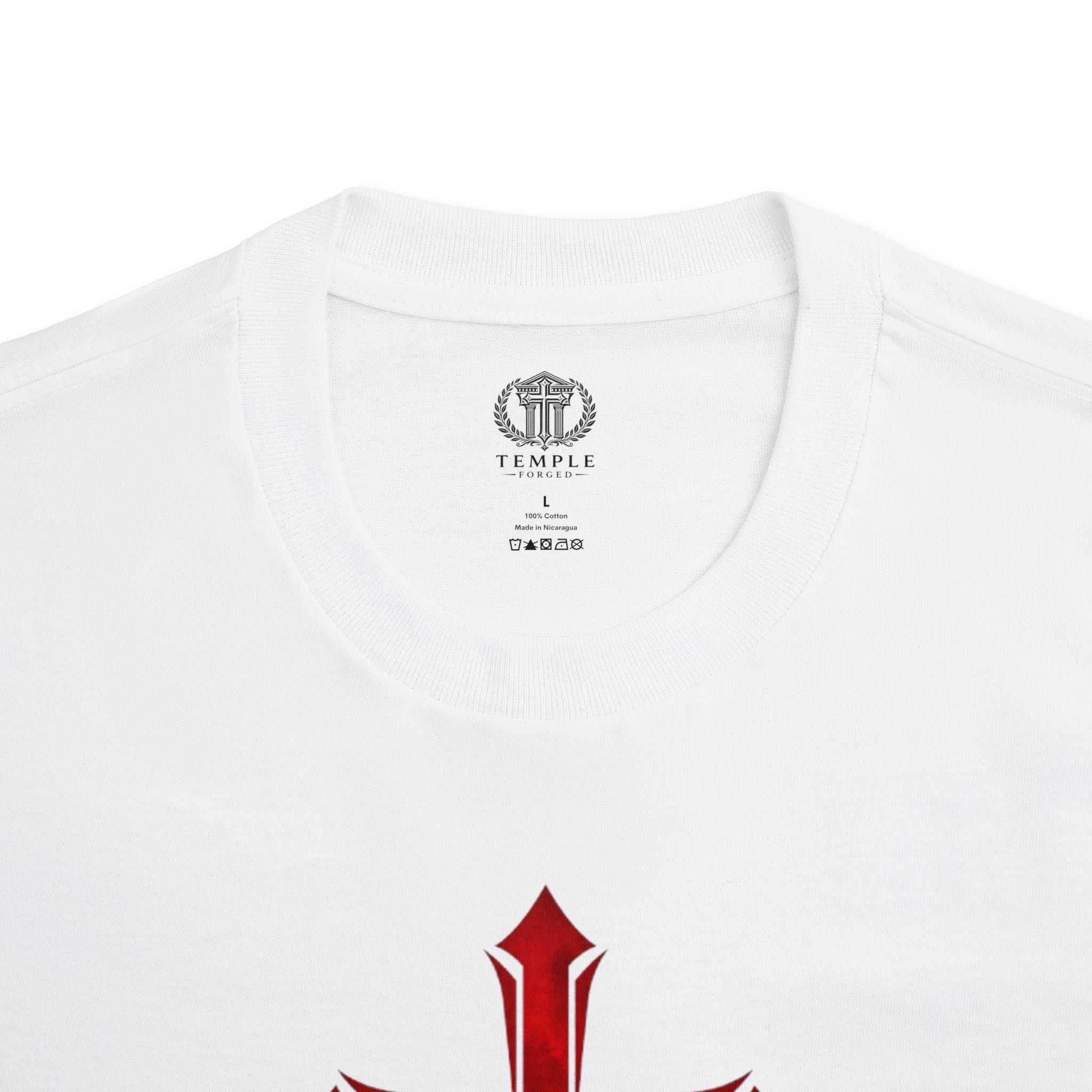 Revelations 22:13 Cross Tee — Revelations Knight Christian Graphic T-Shirt