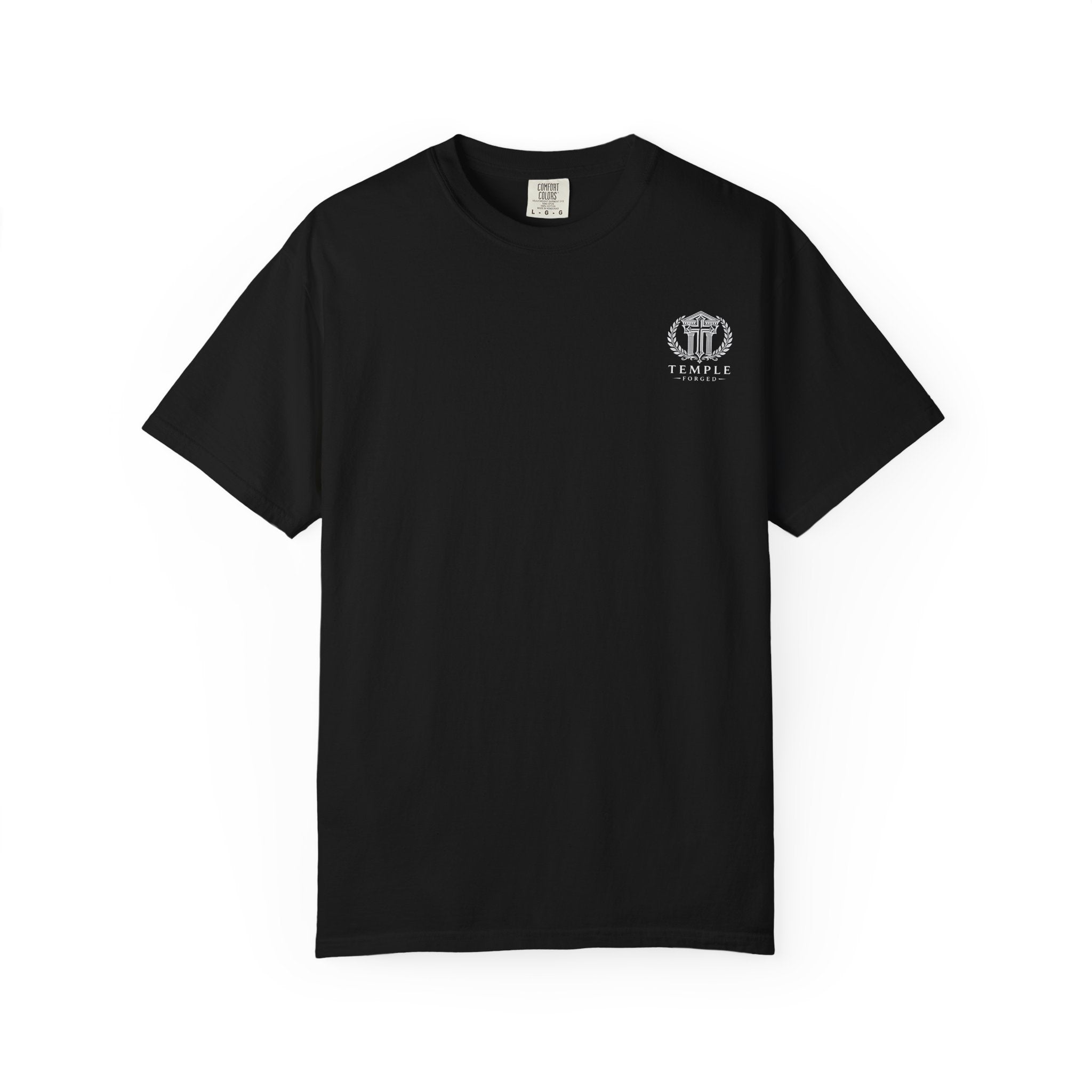 Jesus Graphic T-Shirt — Logo Front, Large Back Print